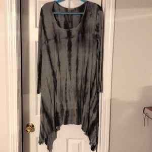 Black and grey dress